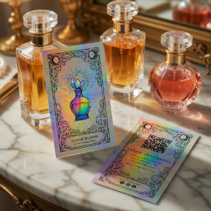Himmlisches Parfüm   Holografischer Luxus Visitenkarte
