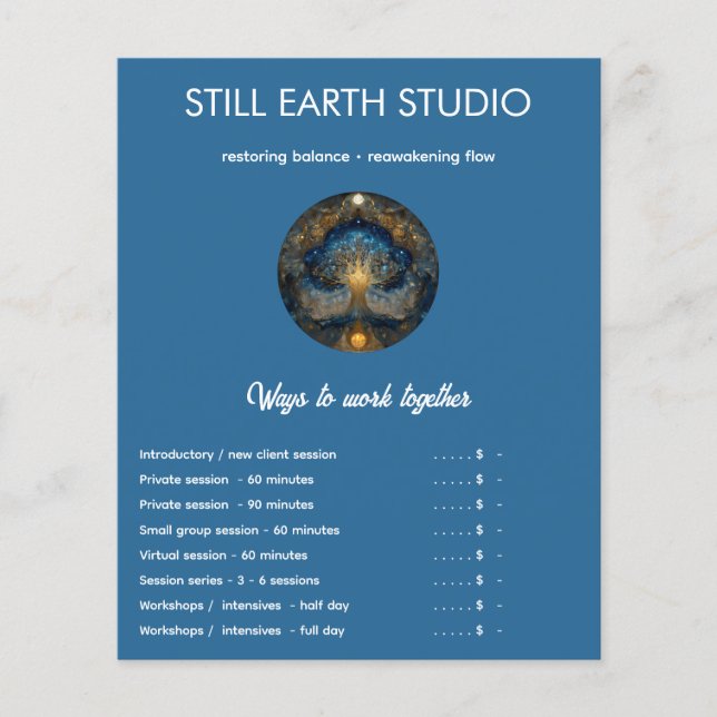 Himmlisches Portal | Baum des Lebens Flyer (Vorne)