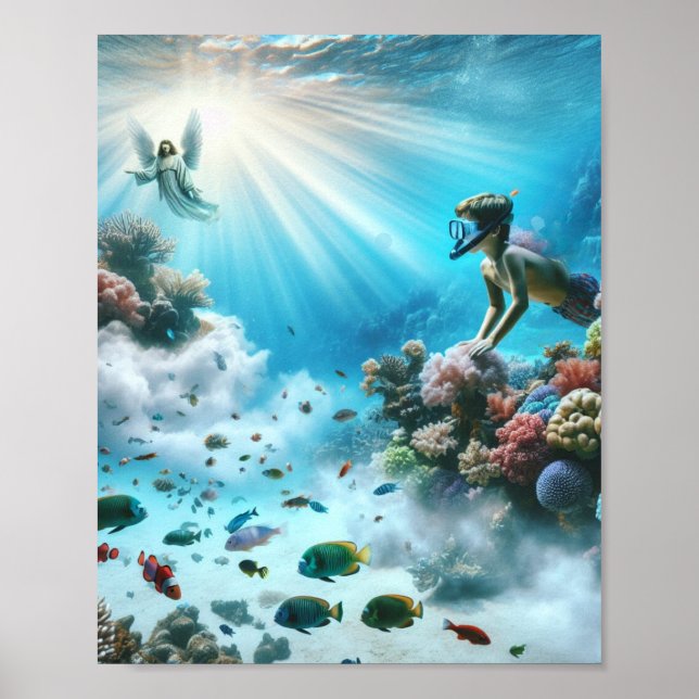 Himmlisches Riff Poster (Vorne)