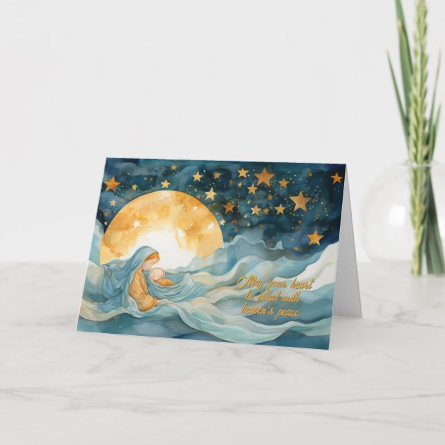 Himmlisches Schlafsommer Karte (Vorderseite)