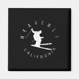Himmlisches Skifahren Skifahren Winter C Magnet