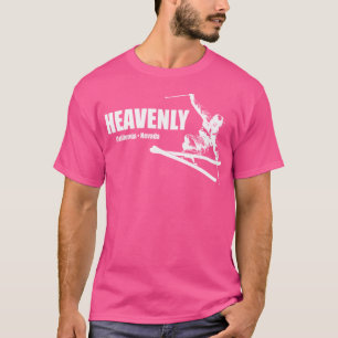 Himmlisches Skigebiet California Nevada Skier T-Shirt