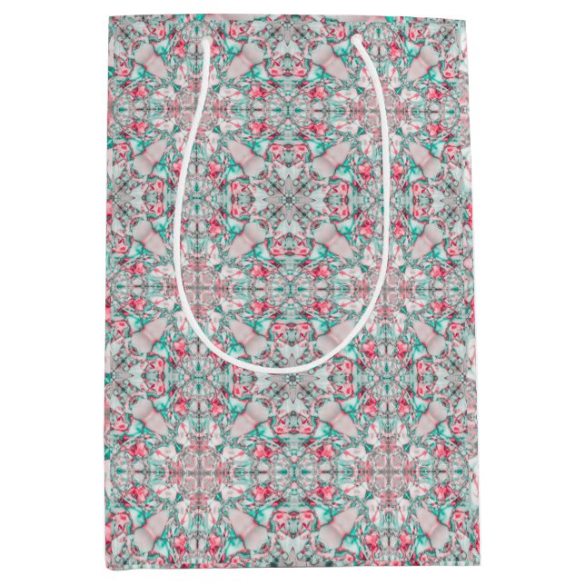 Himmlisches Spitzenmosaik Mittlere Geschenktüte (Vorderseite)