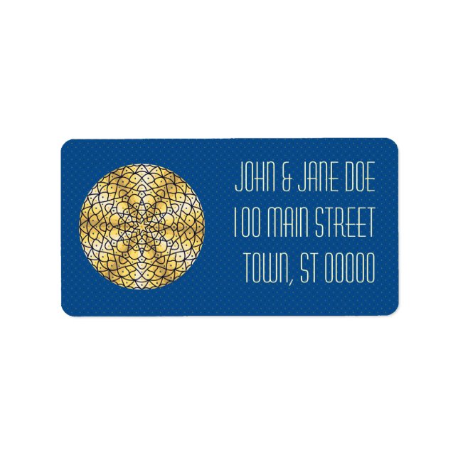 Himmlisches Sun-Adressen-Etikett Adressaufkleber (Vorne)