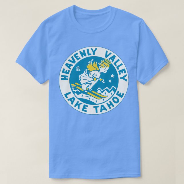 Himmlisches Tal Tahoe Vintage T-Shirt (Design vorne)