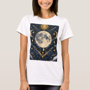 Himmlisches Tarot Vollmond T-Shirt