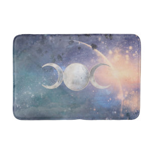 Himmlisches Universum Triple Moon Goddess Moonston Badematte