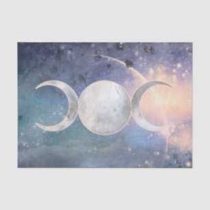 Himmlisches Universum Triple Moon Goddess Moonston Seidenpapier