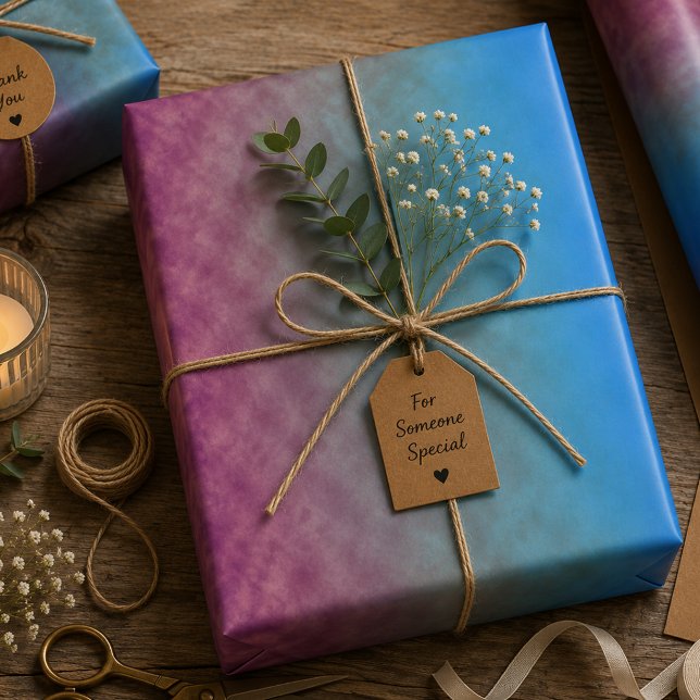 Himmlisches Verblassen Geschenkpapier Set (Von Creator hochgeladen)