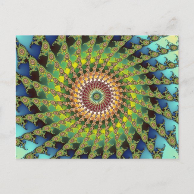 Himynameisswirl Postkarte (Vorderseite)