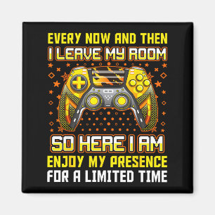 Hin und wieder verlasse ich mein Zimmer Lustiger G Magnet