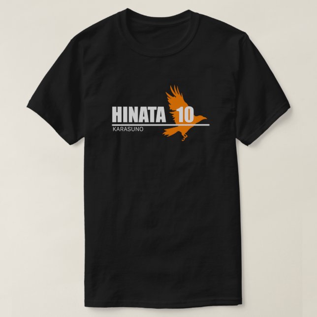 Hinata 10 Karasuno haikyuu Volleyballteam T-Shirt (Design vorne)