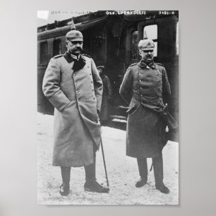 Hindenburg und Ludendorff Poster