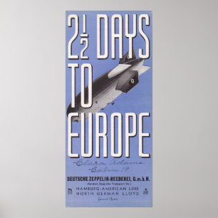 Hindenburg - Zepplin Poster