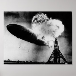 Hindenburger Desaster - Zeppelin-Explosion Poster