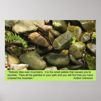 Hindernisse, Druck Poster