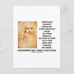 Hindernisse können mich nicht auf ein Sternenangeb Postkarte