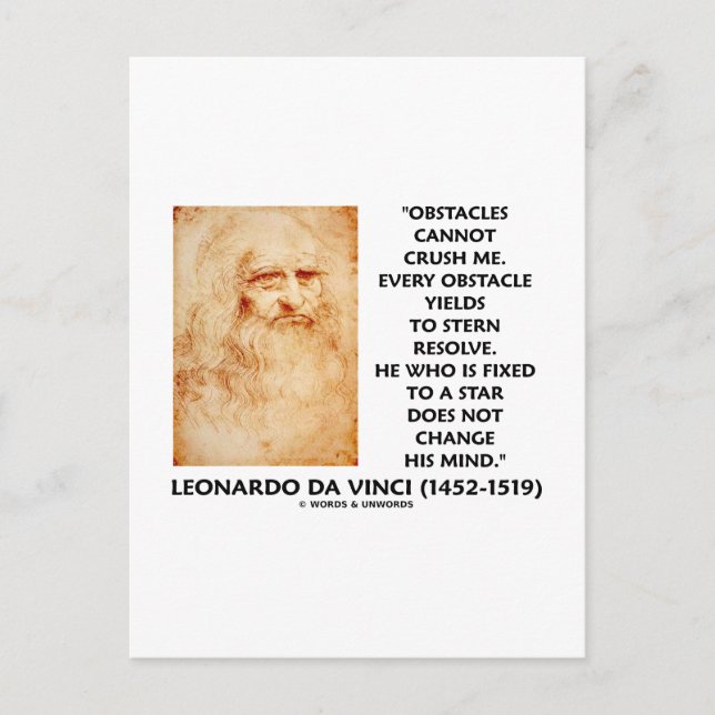 Hindernisse können mich nicht auf ein Sternenangeb Postkarte (Vorderseite)