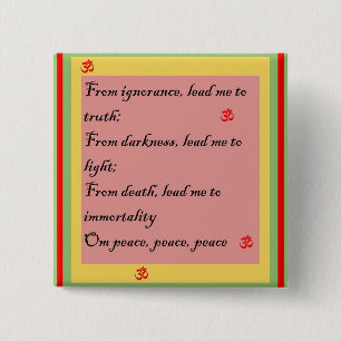 Hindische Beschwörungsformel OM Button