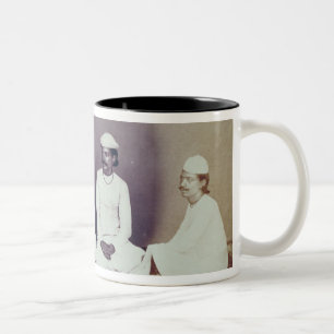 Hindische Brahmins in Delhi, 19. Jahrhundert Zweifarbige Tasse