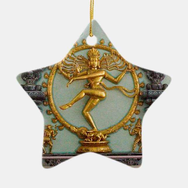 Hindische Götter, Shiva Keramikornament (Vorne)