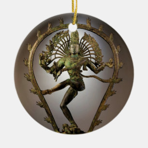 Hindische Gottheit Shiva Tamil der Keramikornament