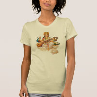 Hindische Göttin Saraswati, T-Shirt