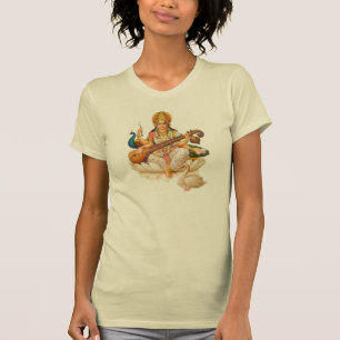 Hindische Göttin Saraswati, T-Shirt