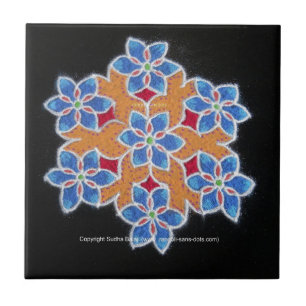 Hindische Kunst Fliese