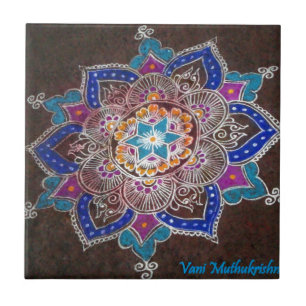 Hindische Kunst Fliese