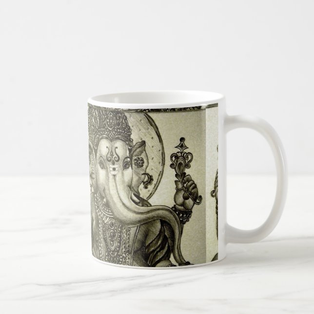 HINDISCHER ELEFANT-GOTT TASSE (Rechts)
