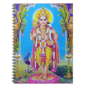 Hindischer Gott Muruga Notizblock
