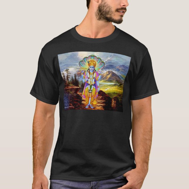 HINDISCHER GOTT VISHNU T-Shirt (Vorderseite)