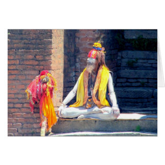 Hindischer Priester in Kathmandu, im Nepal-ALIAS