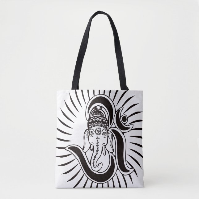 Hindisches ganesh ganz über DruckTasche (Vorderseite)