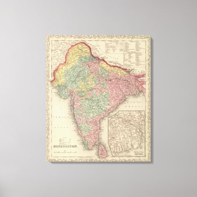 Hindoostan 2 leinwanddruck (Vorderseite)