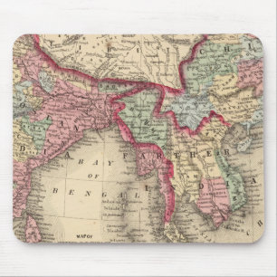 Hindoostan, Farther India, China, Tibet Mousepad