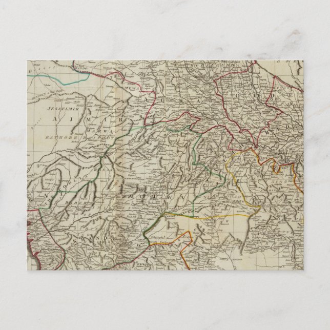 Hindoostan Nord Postkarte (Vorderseite)