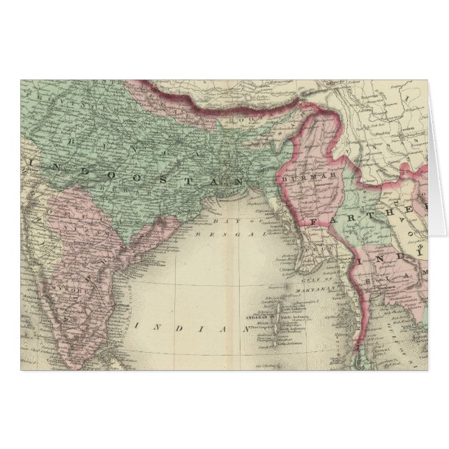 Hindoostan und Farther India (Vorderseite (Horizontal))