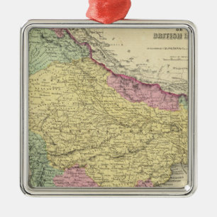Hindostan oder britisches Indien 2 Silbernes Ornament