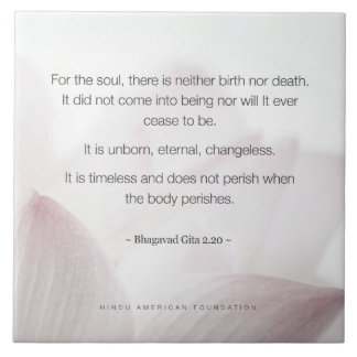 Hindu Bereavement Keepake Fliese