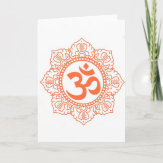 HINDU - BUDDHA SYMBOLS OM,OHM KARTE