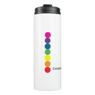 Hindu-Chakra-Meditation – Minimalistisches Design Thermosbecher