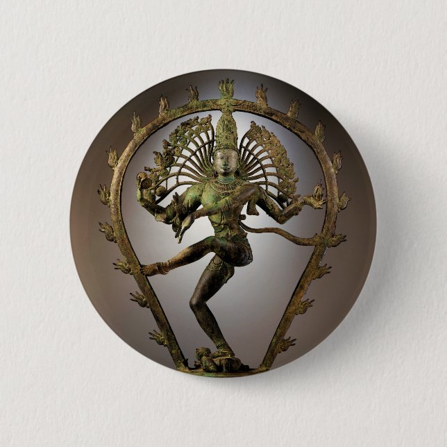 Hindu Deity Shiva Tamil der Zerstörer Transformer Button (Vorderseite)