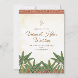 Hindu-Einladung als Hindu-Hochzeitseinladung Einladung