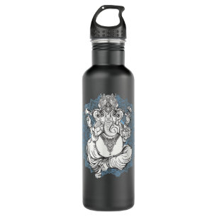 Hindu Elephant God Ganesha T - Oriental India Henn Edelstahlflasche