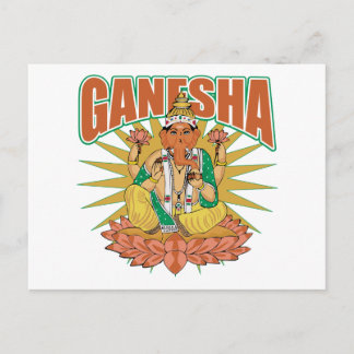 Hindu Ganesha Postkarte