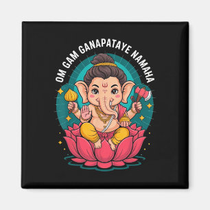 Hindu Ganesha Puja Elefantengott Indien Meditation Magnet