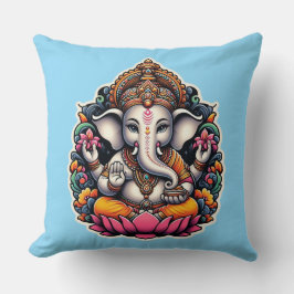 Hindu God Ganesh / Ganesha Pillow Kissen