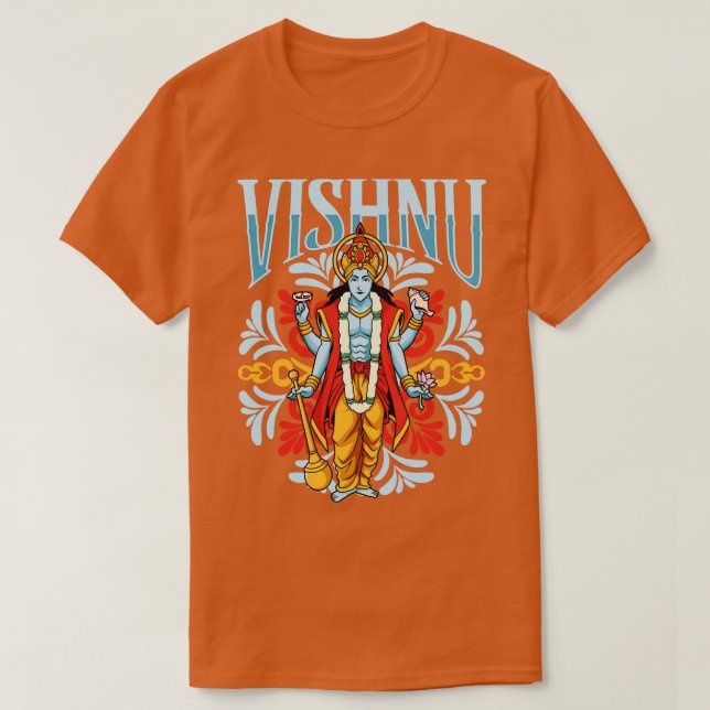 Hindu God Vishnu 1 T-Shirt (Design vorne)